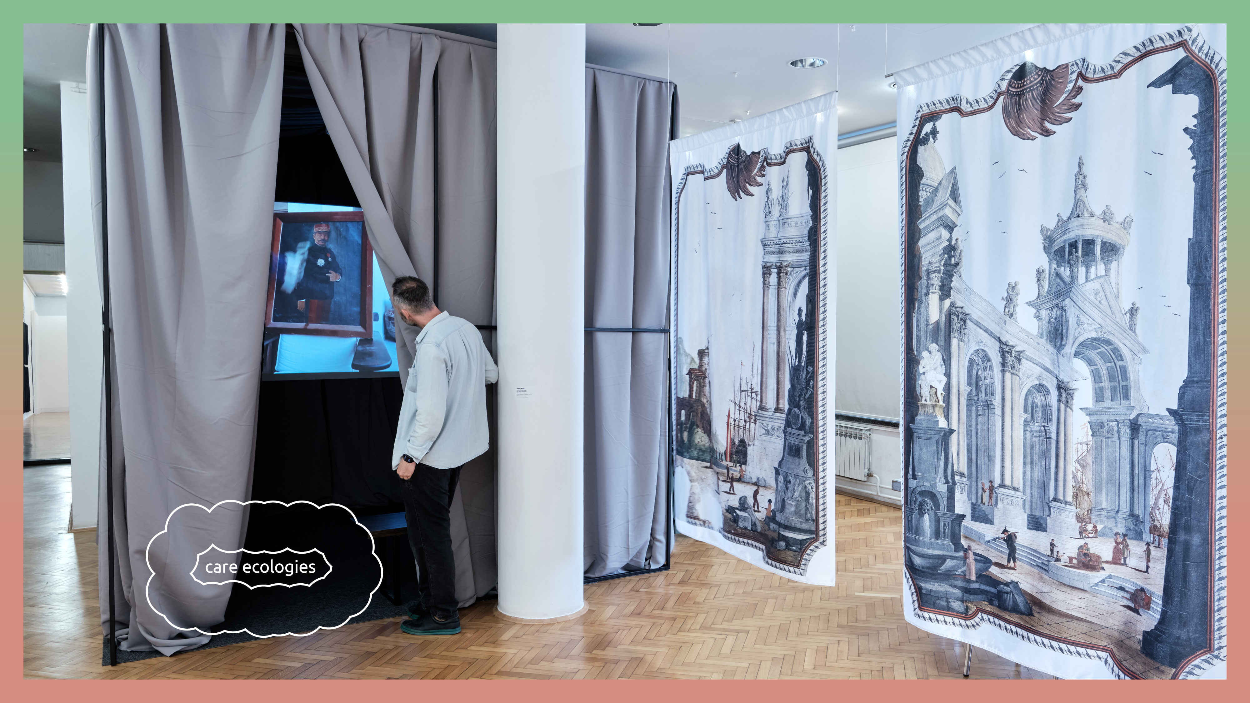 Image from Fokus grupa's art work as part of the  exhibition On Necessary Work at VN Gallery, Ilica 163-a, Zagreb